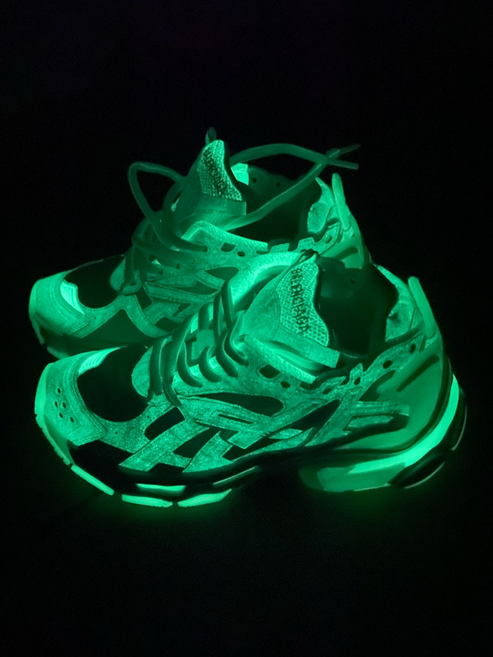 Balenciaga Runner White Glow In The Dark Sneakers 2022